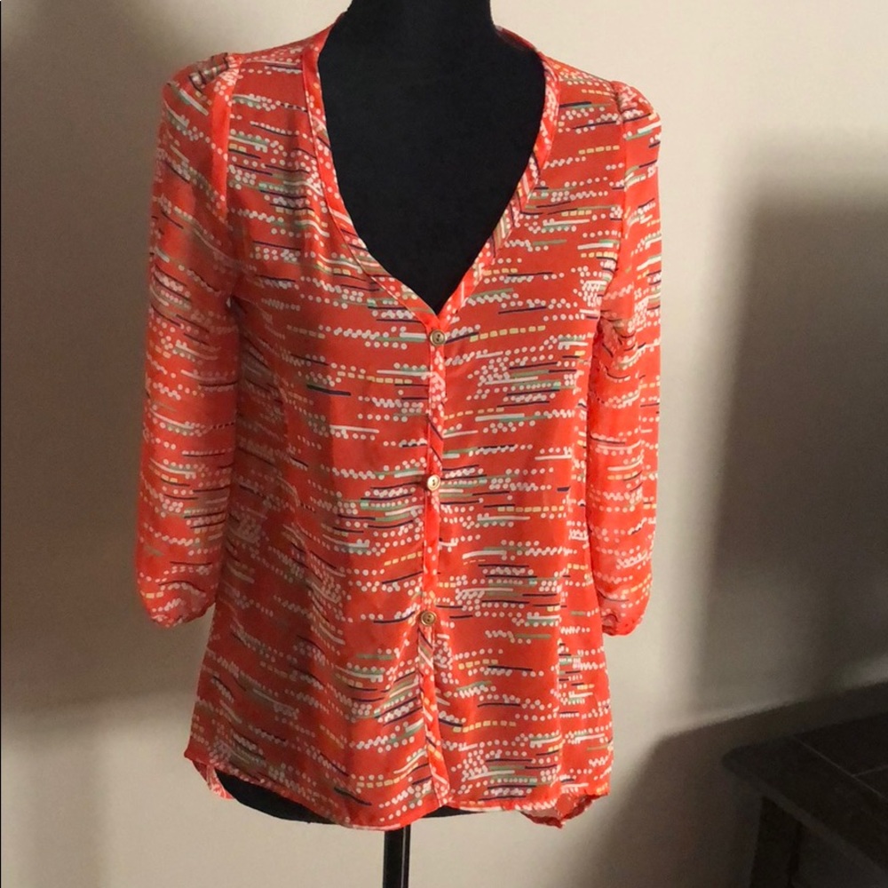 Hi lo blouse